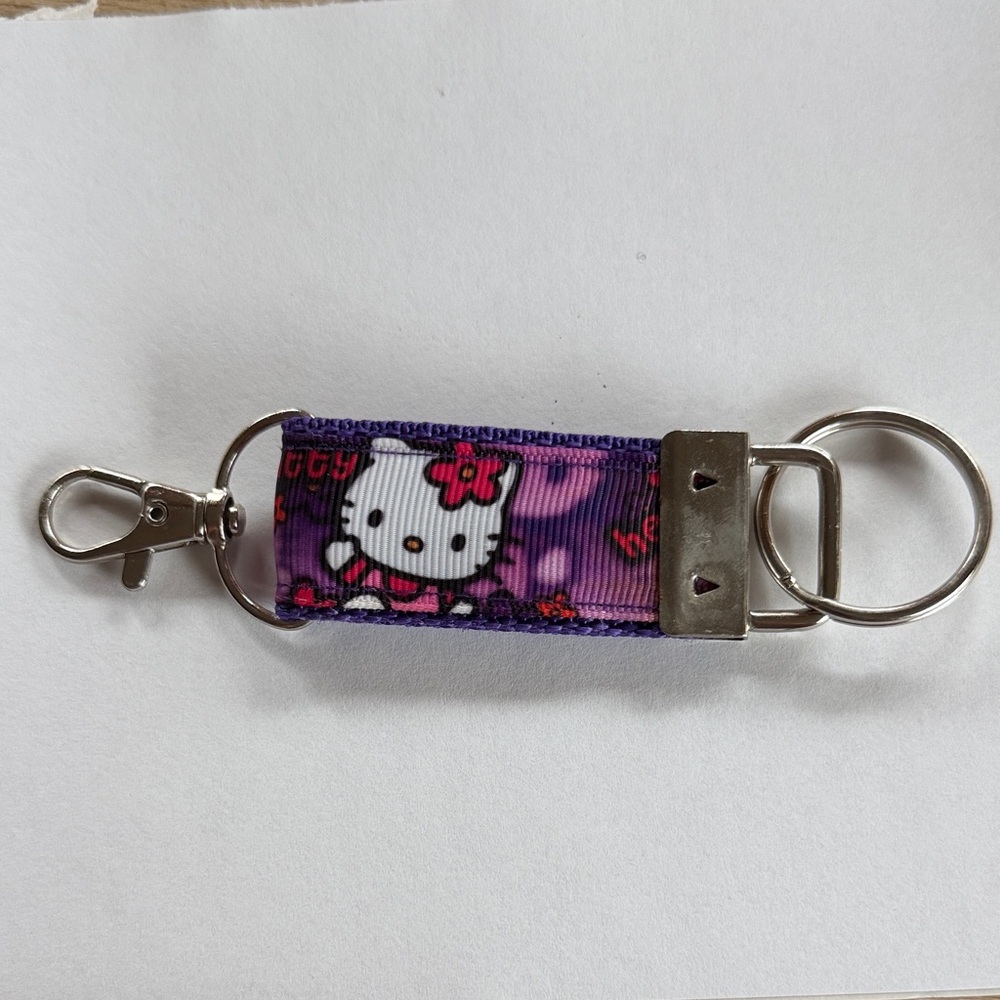 Sanrio Hello Kitty Purple Keychain